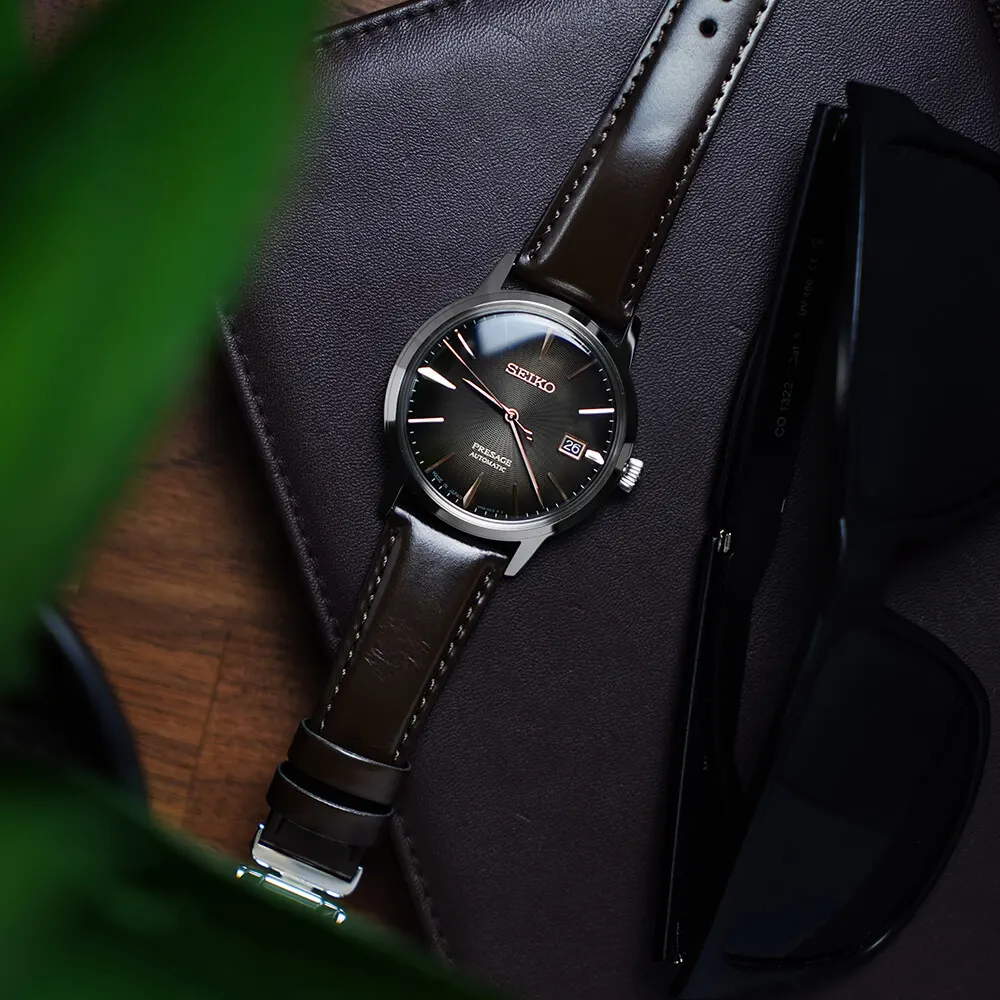 Seiko Presage Cocktail Time 'The Irish Coffee' Men's Watch- SRPJ17J1